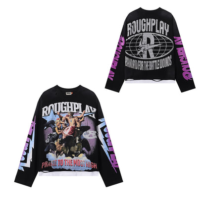 Rough Play Praise to Most High Graphic Long-Sleeve T-Shirt