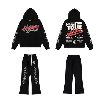 Hellstar Records Tour Tracksuit Set 'Black'