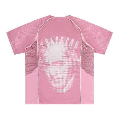 Trapstar Football Jersey Graphic Short Sleeve Crewneck Sports Shirt
