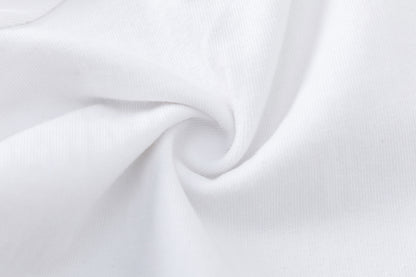 Short Sleeve Crew Neck Tee Solid White Silky Smooth Oversized Casual Summer Lightweight T-Shirt | Silk Touch