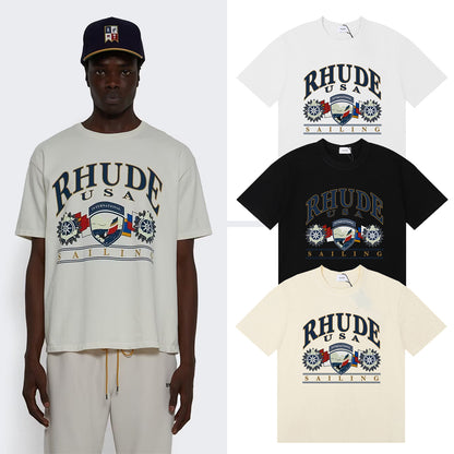Rhude USA Sailing Icon Tee