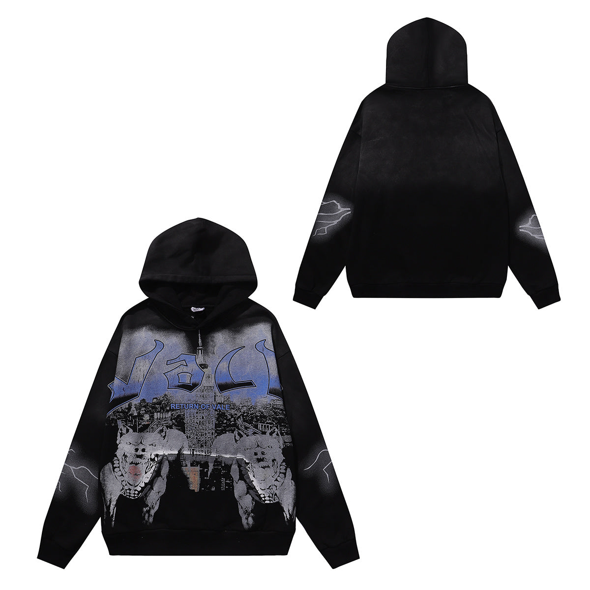 编号VA202，美潮Vale Valley Forever The Dogs Pullover Hoodie17 - 1