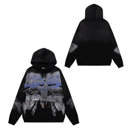Vale Forever The Dogs Pullover Hoodie 'Vintage Black'