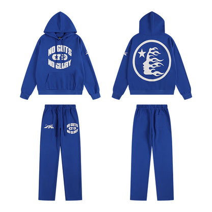 Hellstar 'No Guts No Glory' Tracksuit / Sweatsuit Set 'Blue'