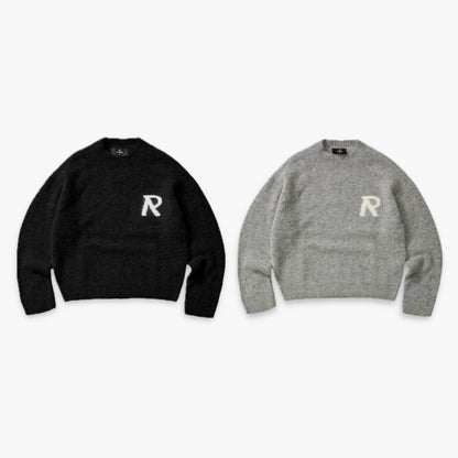 Knitted Bouclé Polo