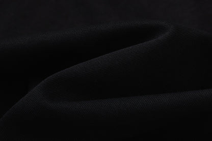 Unisex Black Graphic T-Shirt, Crew Neck Short Sleeve Masked Face Print
