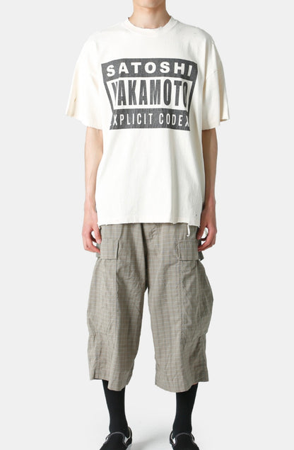 Satoshi Nakamoto Explicit Codex Tee Distressed Washed Heavyweight Cotton Destroyed Raw Edge Vintage Streetwear T-Shirt | Explicit Codex