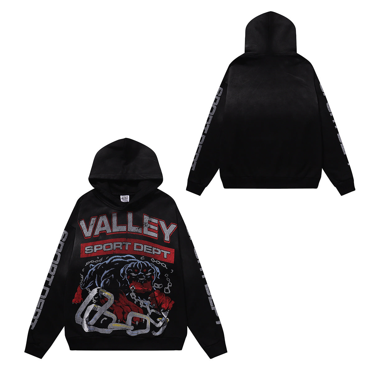 编号VA203，美潮Vale Valley Forever Big Dog Pullover Hoodie19 - 1