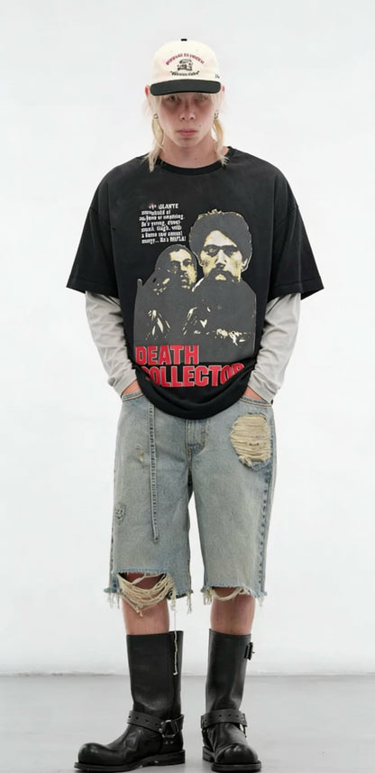 Paly Black 'Death Collector' Long Sleeve T-Shirt