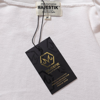 MAJESTIK Bear Crop Zip-up Cream