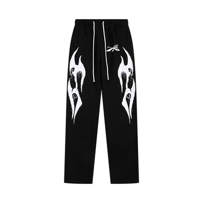 Hellstar Skate Crosshair Flared Sweatpants 'Black'