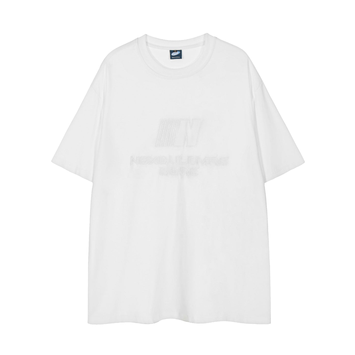 Nexdulemrs Bore N Logo Graphic Tee Oversized Short Sleeve Streetwear Y2K Sporty Casual Summer T-Shirt | Bore N