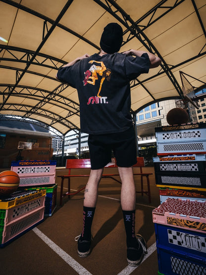 SKATE S/S T-SHIRT-Black