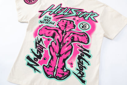 Oversized Short Sleeve Graphic Tee Dropped Shoulder Streetwear Summer Casual T-Shirt | Void Print