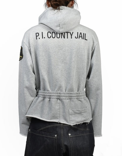 Protocol Index Fake Two-Piece Hoodie Washed 480g Deconstructed Raw Hem Drawstring Waist Streetwear Heavy Fleece | Phantom Layer