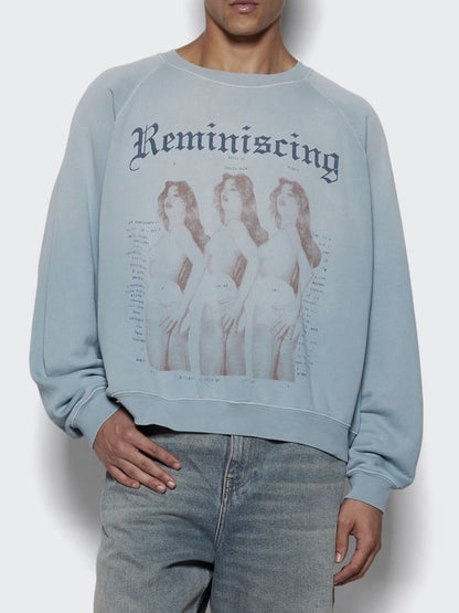 Reminiscing Raglan Graphic Sweatshirt