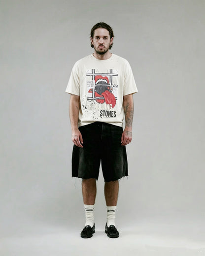 PALY Hollywood Rolling Stones Mosquito Tongue T-Shirt / Off White