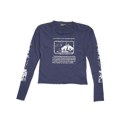 Lack Of Affection Long Sleeve - Washed Navy