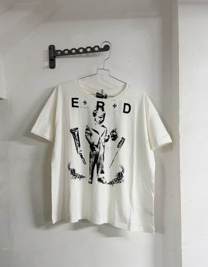 Katholisches Toothbrush T-Shirt - Faded White