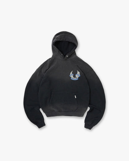Represent X Belstaff Born To Bike Hoodie - Aged Black