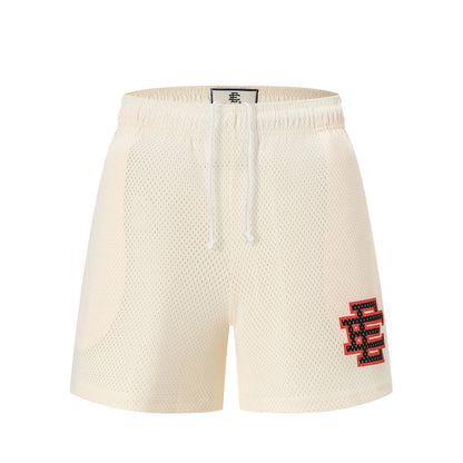 Elastic Waist Active Shorts Waffle Texture Loose Fit Casual Summer Lounge Shorts | Waffle Ease