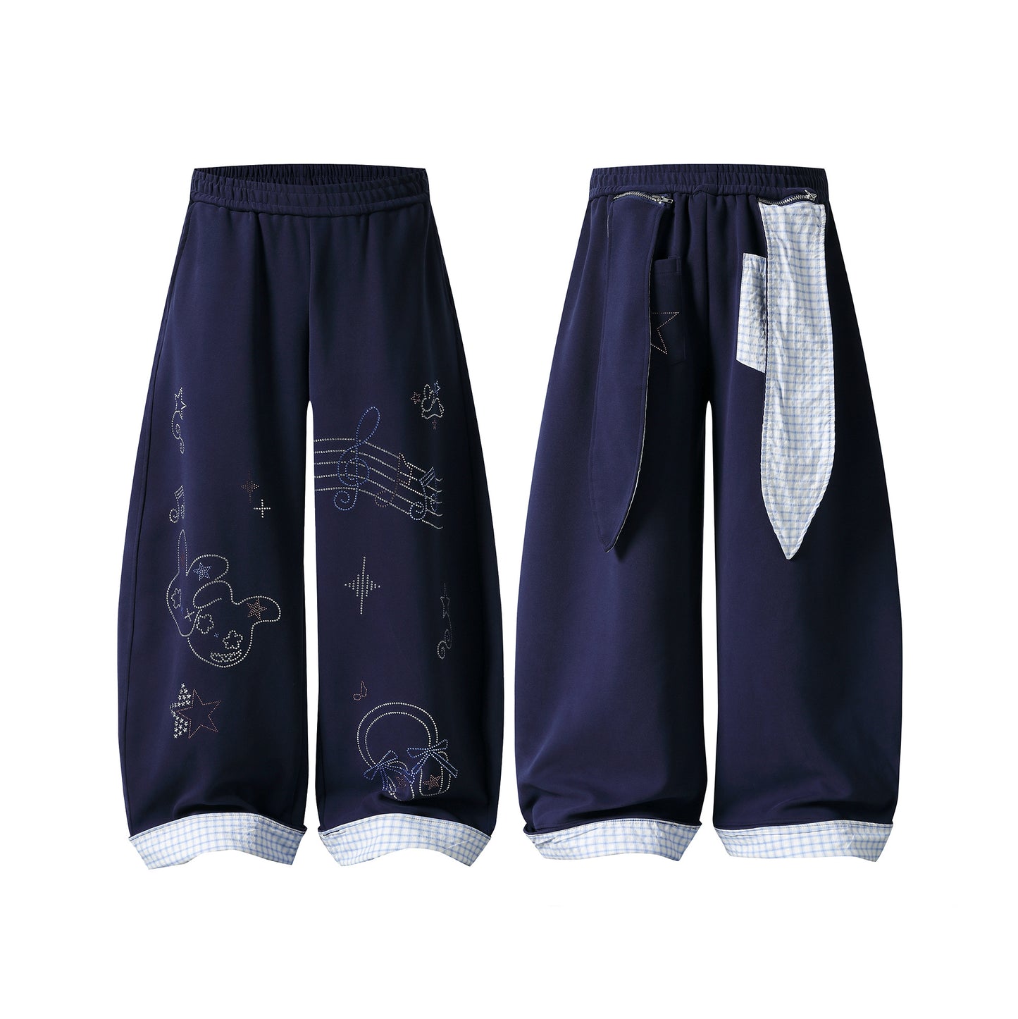 Rhino Beat Wide Leg Pants - Back View