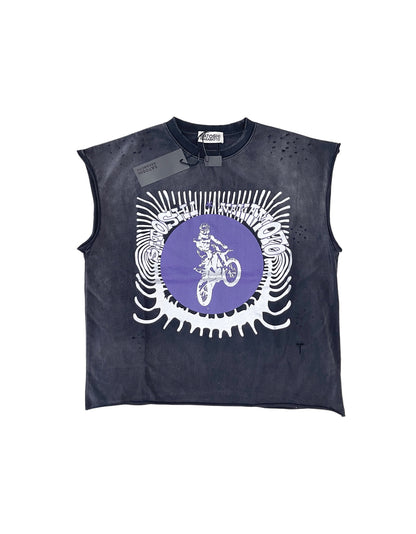 Globe Of Death Tee - Washed Black