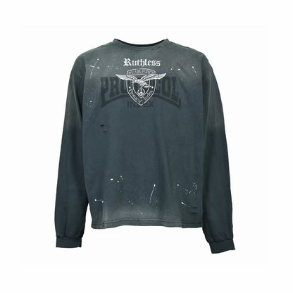 Ruthless Long Sleeve - Faded Black