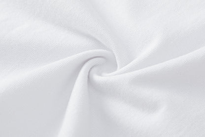 Smooth Drape White Oversized Tee Soft Cotton Streetwear Casual Summer Essential T-Shirt | Cloud Drape