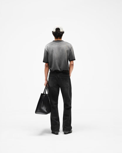 Represent Ringer T-Shirt / Stained Black
