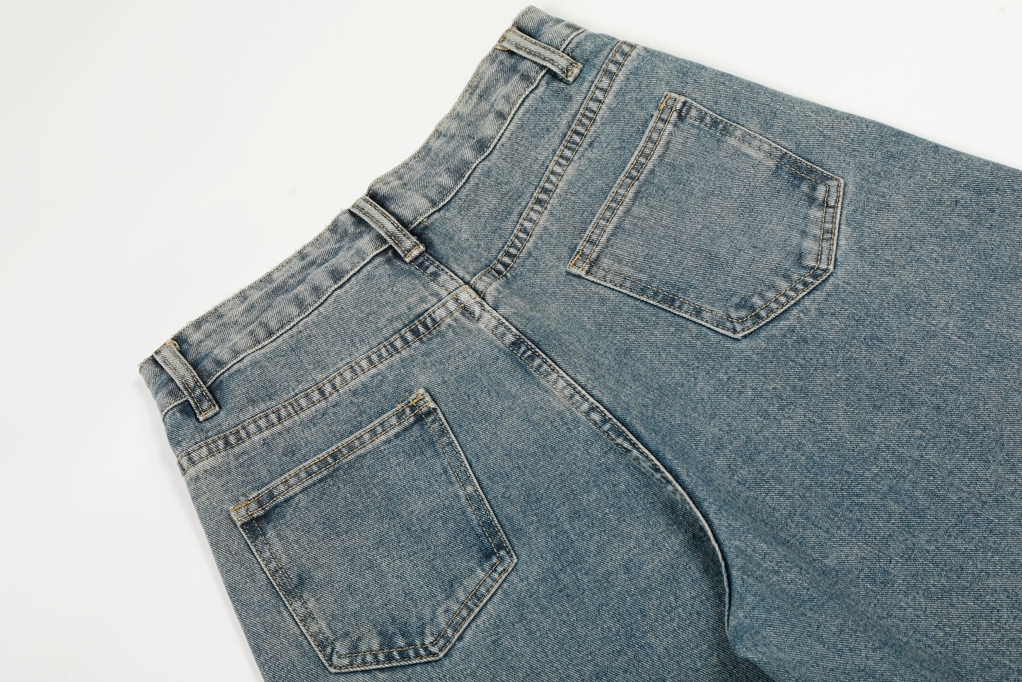 California Script Print Rhinestone Wide Leg Barrel Jeans Vintage Washed High Waist Y2K Streetwear