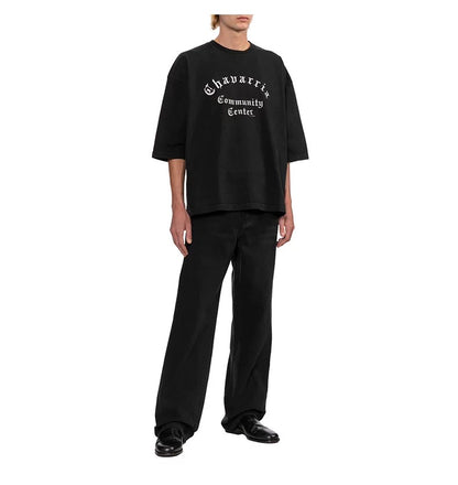 Willy Chavarria Chavarria Community Center Buffalo T-Shirt / Black