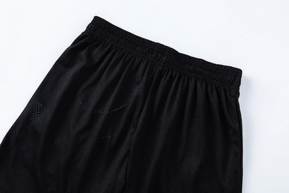 Mesh Elastic Waist Athletic Shorts Breathable Grid Texture Casual Summer Street Shorts | Void Grid