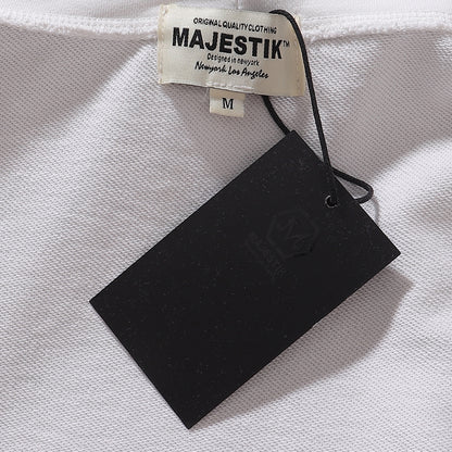 Majestik Floral Skull Rhinestone Fleece Hoodie