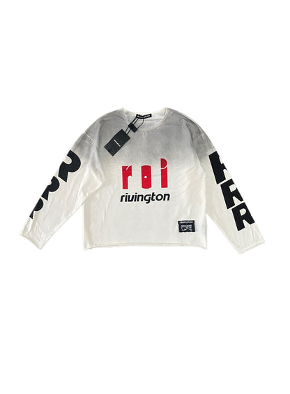 Amor Roi Enemy LS T-Shirt - Max White