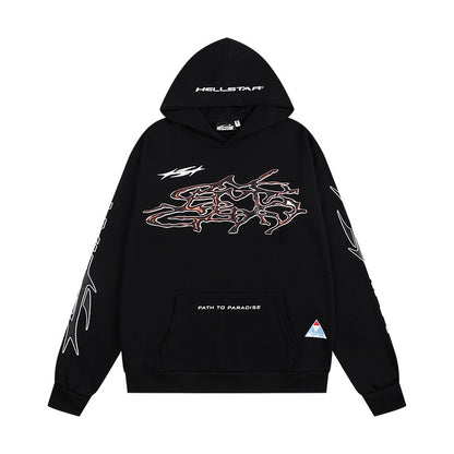 Hellstar Path To Paradise Hoodie 'Washed Black'