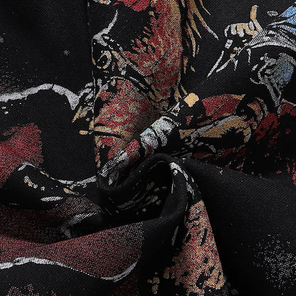 Vale Forever Valley Sport Dept. Zip-Up Hoodie 'Black/Red Graphic'