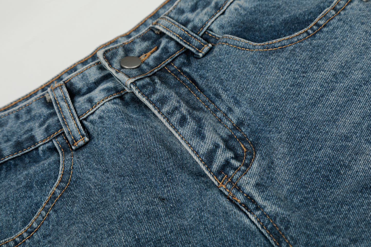 Severs Graffiti Letter Print Rivet Side Seam Wide Leg Barrel Jeans High Waist Washed Y2K Streetwear