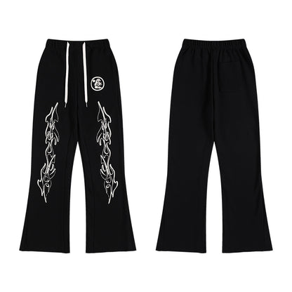 Hellstar Flame Flare Sweatpants
