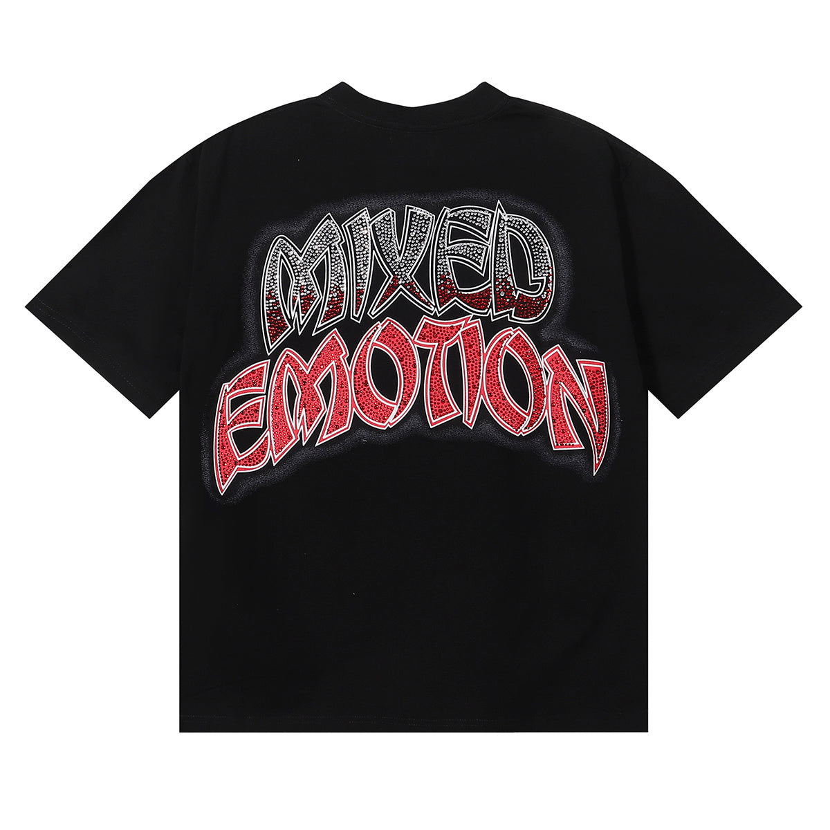 批46，编号EM020，美潮Mixed Emotion Apocalypse世界末日印花烫钻纯棉双纱短袖T恤男女34 - 2