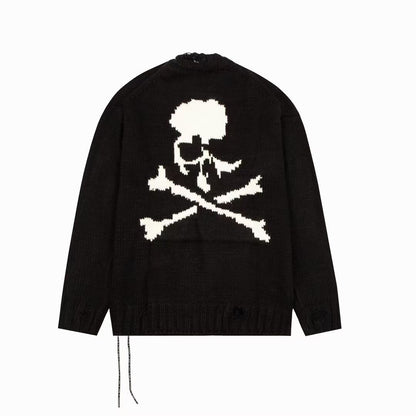 MASTERMIND WORLD Black Oversized Skull Sweater