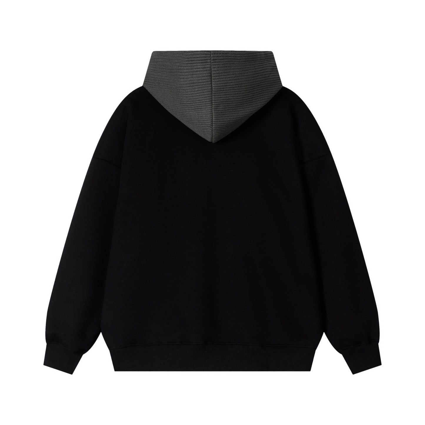 Grey marl DuoMatch hoodie back view