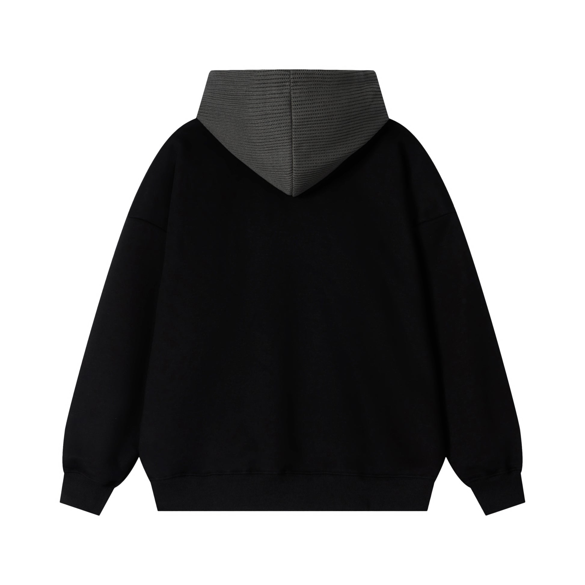 Grey marl DuoMatch hoodie back view