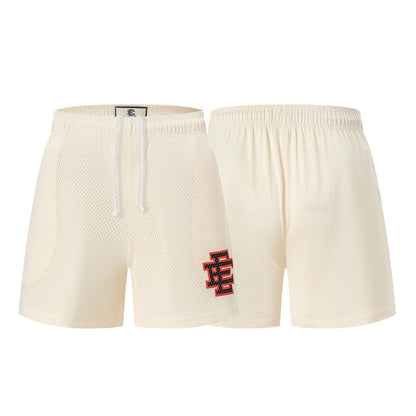 Elastic Waist Active Shorts Waffle Texture Loose Fit Casual Summer Lounge Shorts | Waffle Ease