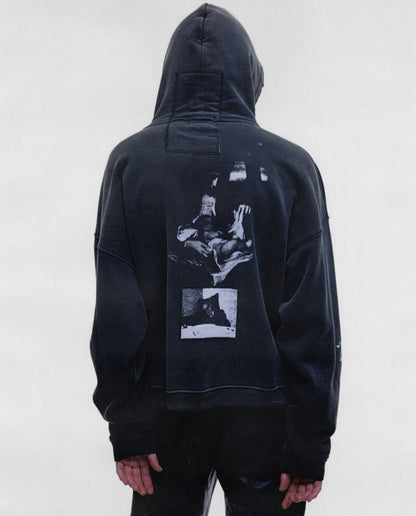 Nitsch Assemblage Zip Hoodie - Washed Black