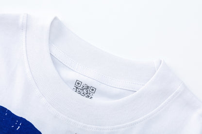 Unisex Graphic T-Shirt, White Crew Neck Short Sleeve Cough Syrup Novelty Tee