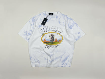 Represent x The Beach Boys Tie Dye Short Sleeve Tee Vintage Western Distressed Heavyweight Streetwear | Beach Dye