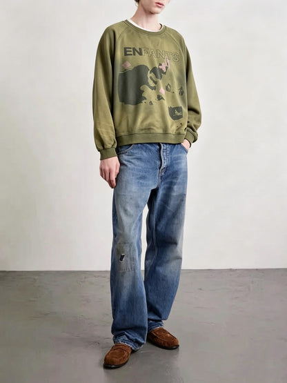 My Death My Life Raglan Sweatshirt