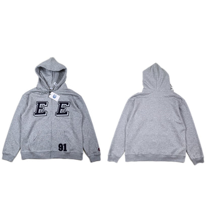 Eric Emanuel EE Felt Zip-Up Hoodie
