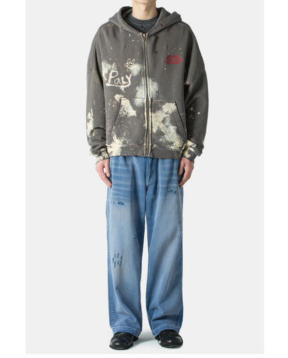 Paly Hollywood Been Amess Zip Hooded Sweatshirt